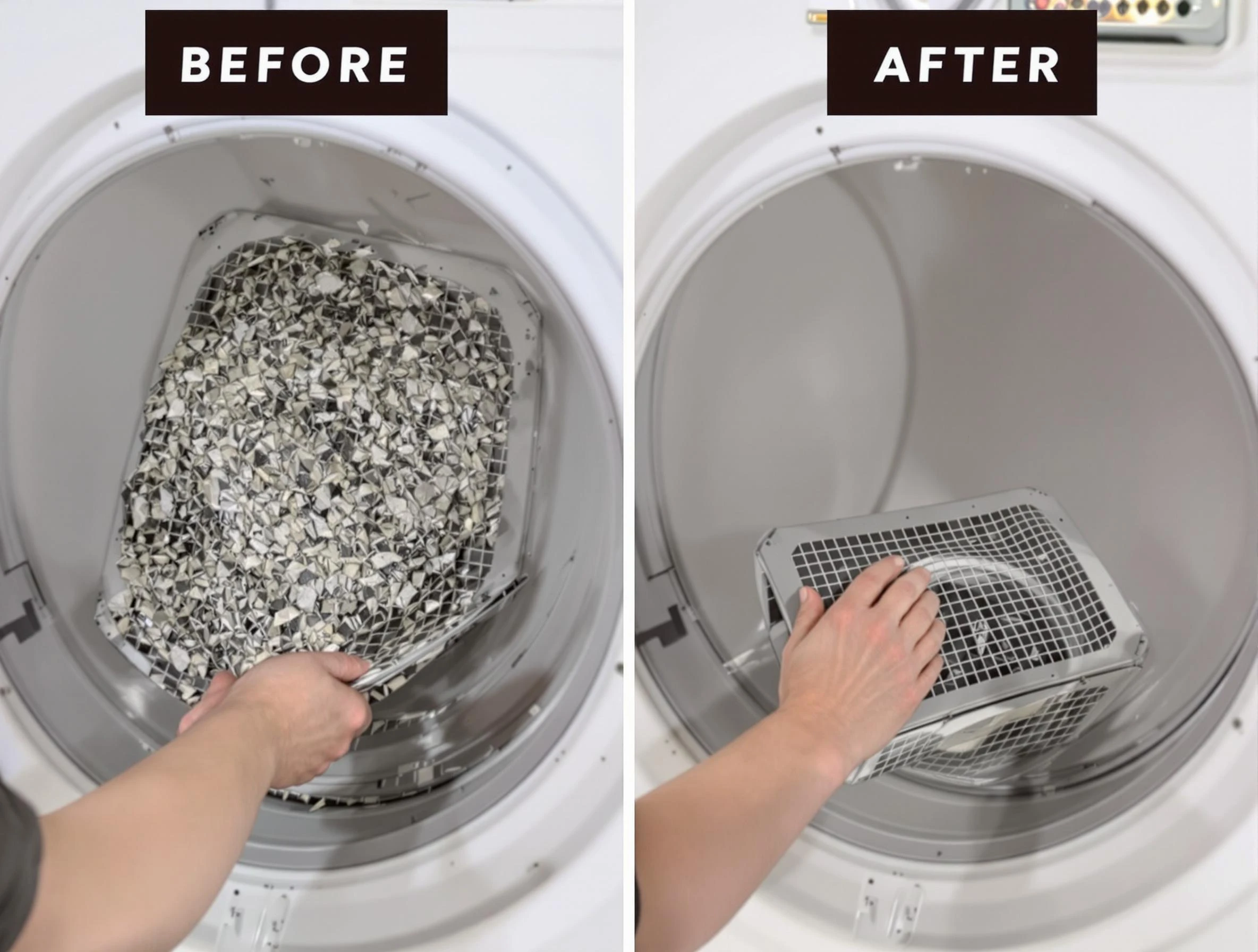 Professional lint trap cleaning by Senoia Dryer Vent Cleaning in Senoia