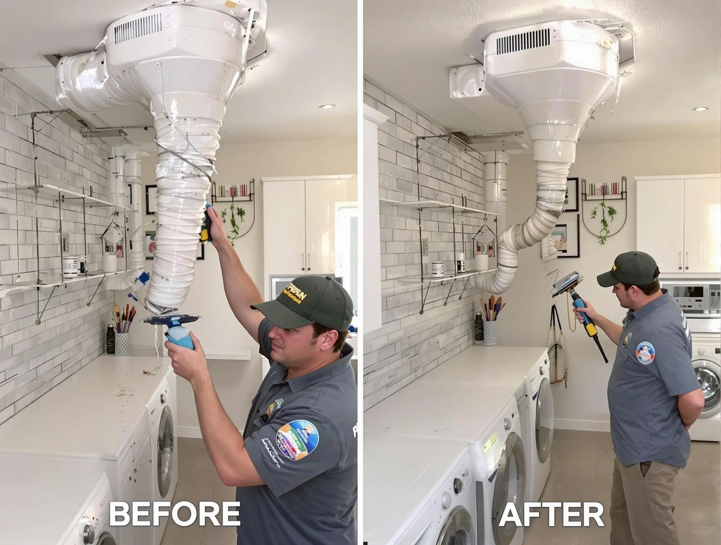 Professional dryer exhaust vent cleaning by Senoia Dryer Vent Cleaning in Senoia