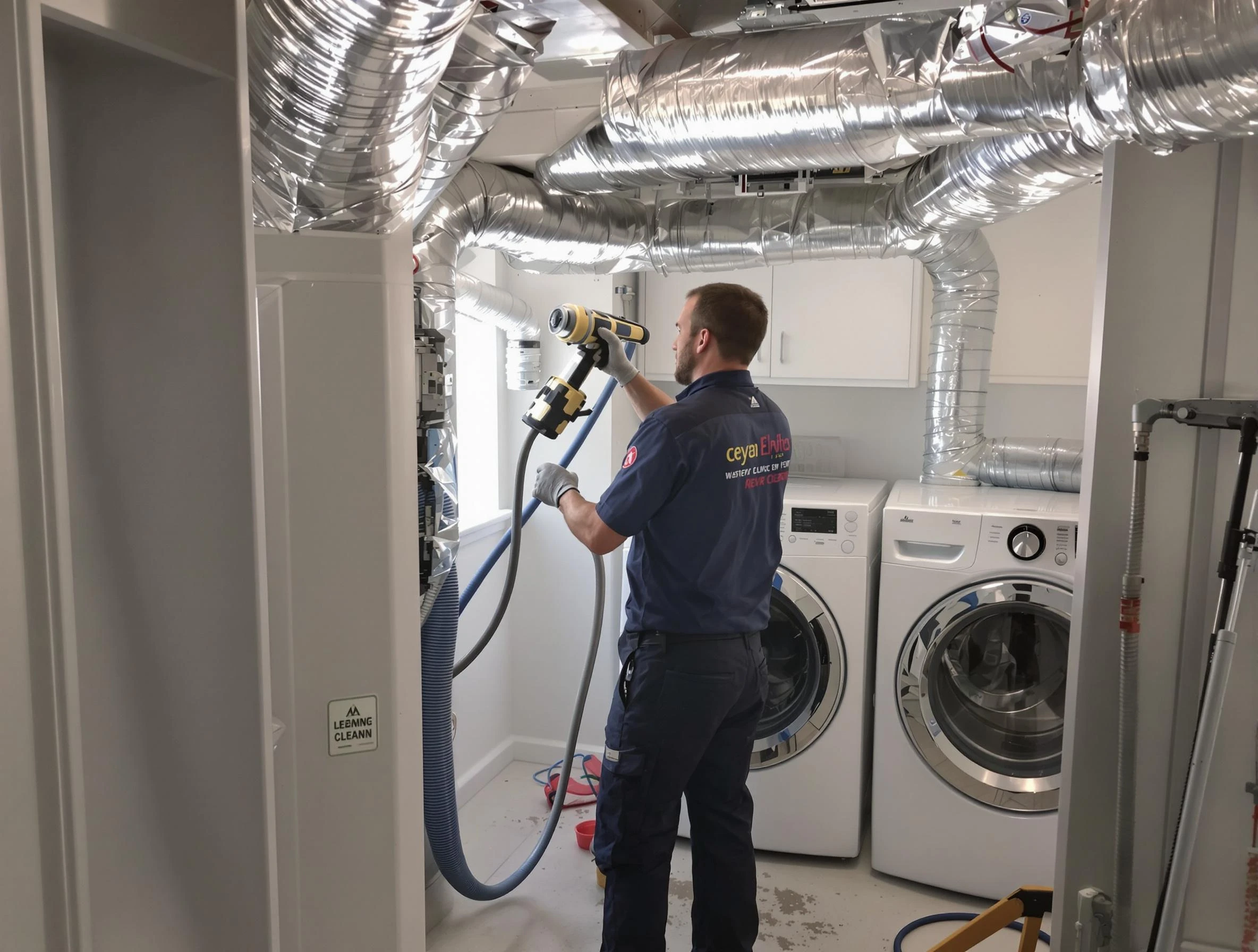 Senoia Dryer Vent Cleaning specialist using advanced equipment for thorough duct cleaning in Senoia