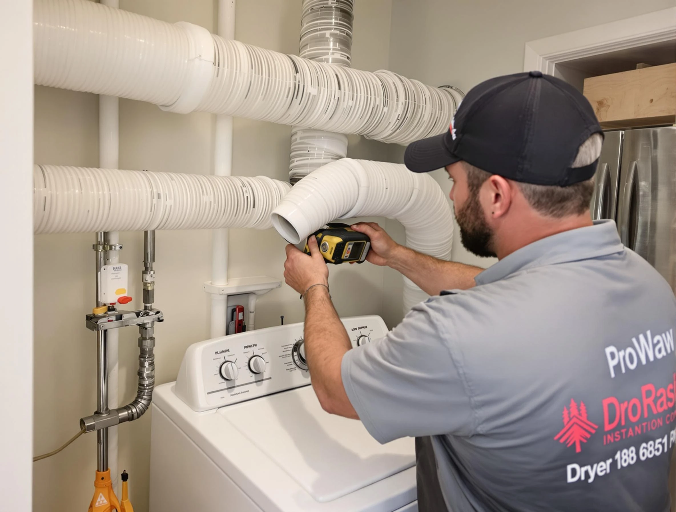 Professional dryer vent hose installation by Senoia Dryer Vent Cleaning in Senoia